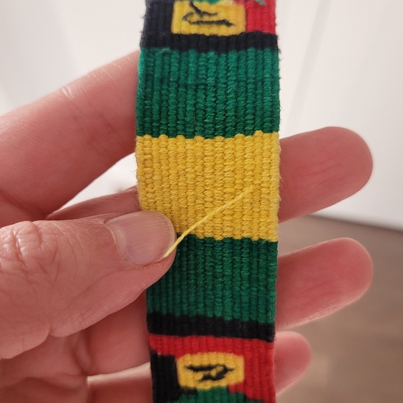 South American woven wrap belt - Picture 5 of 5